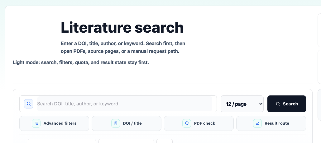 CleanTENGflight Research site academic search screenshot