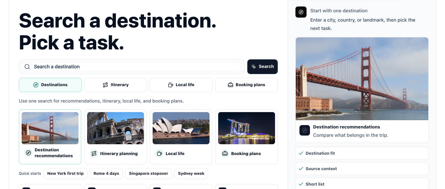 CleanTENGflight Travel site screenshot