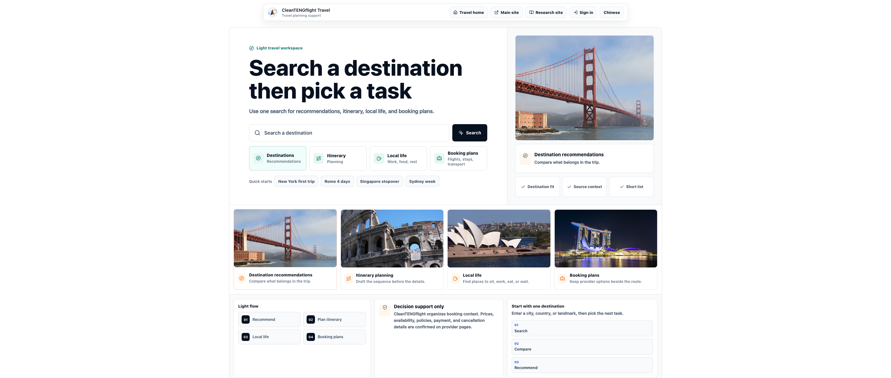 CleanTENGflight Travel product preview